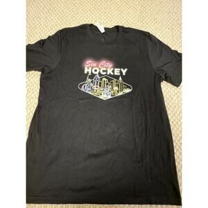 Barstool Sports Sin City Hockey Men's Xl Black short sleeve-shirt
